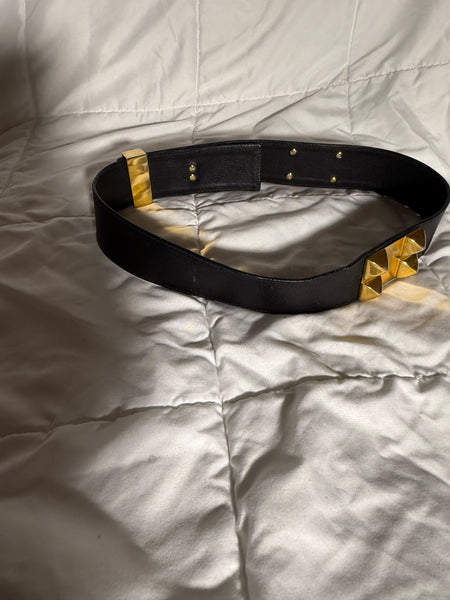 Collier De Chien Belt Black/ Gold