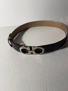 Ferragamo Leather Reversible Gancini Belt