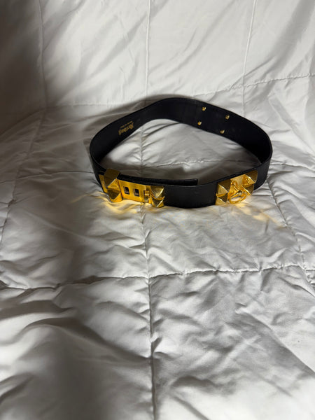 Collier De Chien Belt Black/ Gold