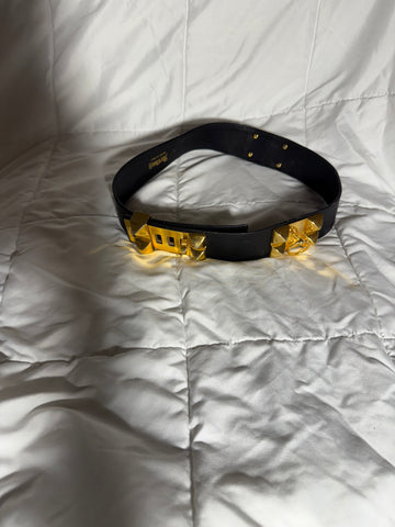 Collier De Chien Belt Black/ Gold
