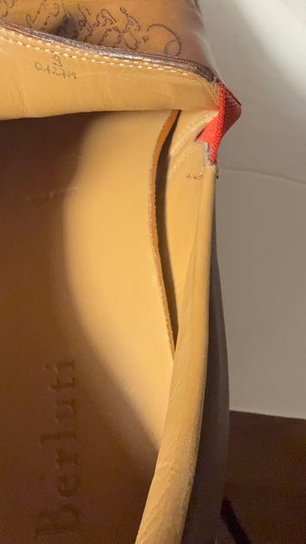 BERLUTI
Leather Printed Loafer Sneakers Size: 11