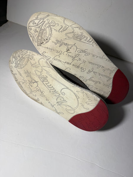 BERLUTI
Leather Printed Loafer Sneakers Size: 11