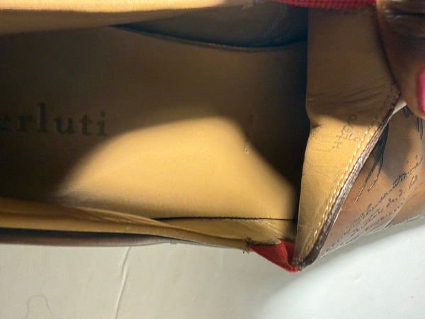 BERLUTI
Leather Printed Loafer Sneakers Size: 11