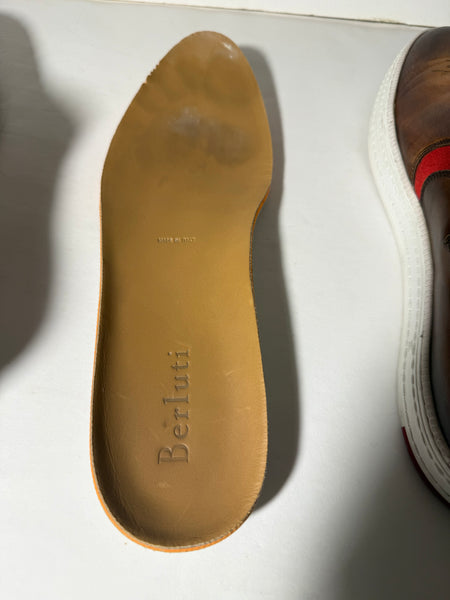BERLUTI
Leather Printed Loafer Sneakers Size: 11