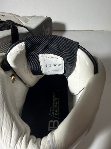 Balmain
Leather High Top Trainers Size EUR 44. US 11
