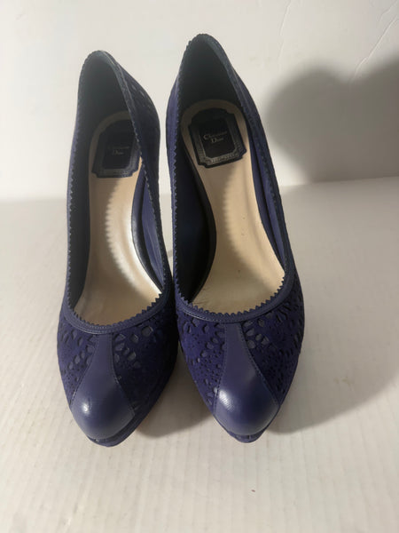 Dior Purple Suede Cutwork
Stiletto Heels Size 39.5