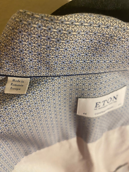 Eton Casual Button Down Shirt Size 44 /17.5