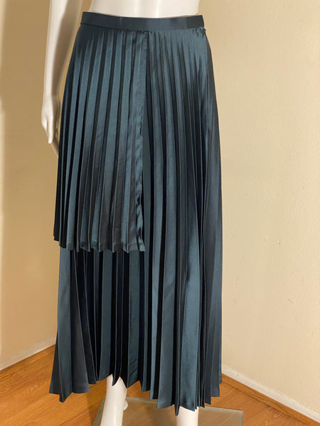 Noir by Kei Ninomiya Layered Pleats Skirt Sz M