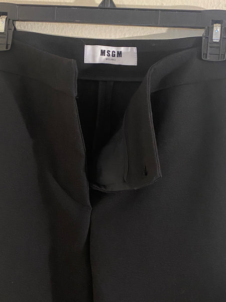 MSGM Black Wide Leg Pants US 4 IT40 | S