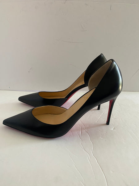 Christian Louboutin Black Iriza 85 mm Pumps - Nappa leather Sz 41/10