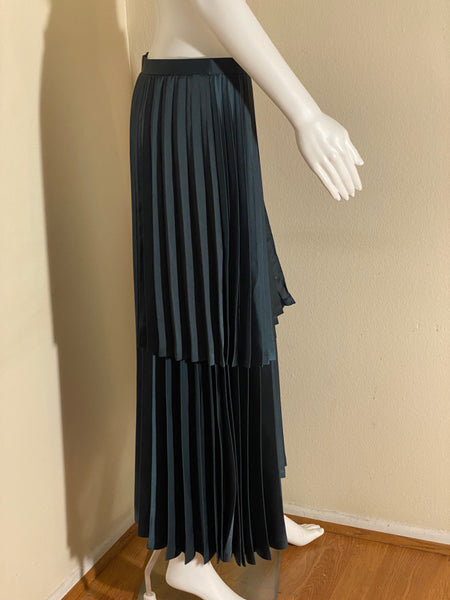 Noir by Kei Ninomiya Layered Pleats Skirt Sz M