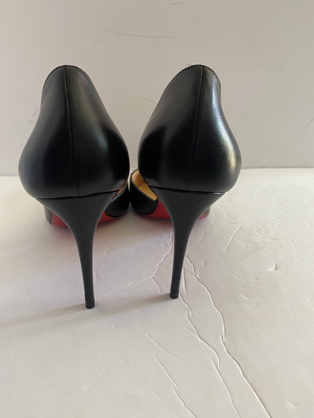 Christian Louboutin Black Iriza 85 mm Pumps - Nappa leather Sz 41/10