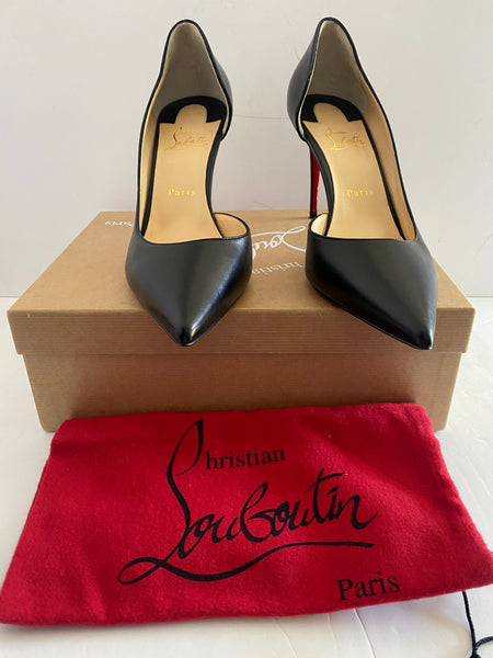 Christian Louboutin Black Iriza 85 mm Pumps - Nappa leather Sz 41/10