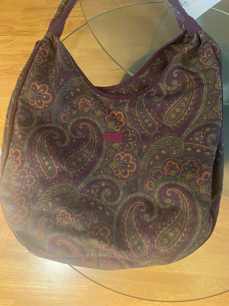 Etro Multicolored Paisley Jacquard Bag.