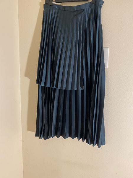 Noir by Kei Ninomiya Layered Pleats Skirt Sz M