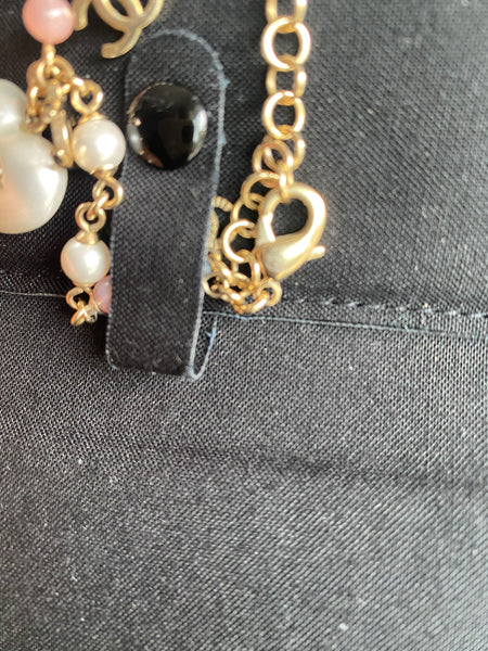 Chanel Pearl Charm Bracelet