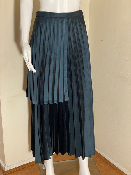 Noir by Kei Ninomiya Layered Pleats Skirt Sz M