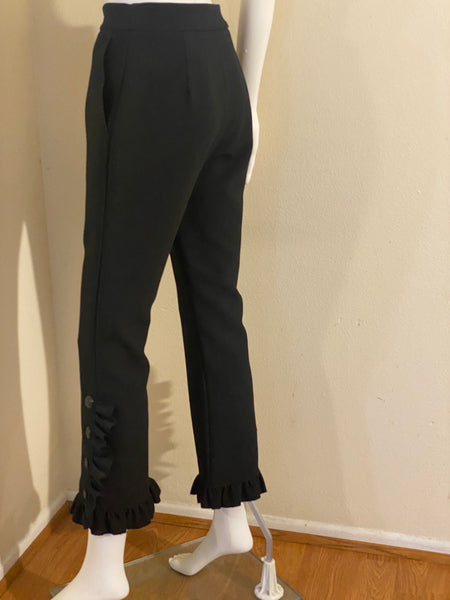 MSGM Black Wide Leg Pants US 4 IT40 | S