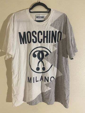 Moschino Logo-printed Crewneck T-Shirt Sz IT 42 US 8