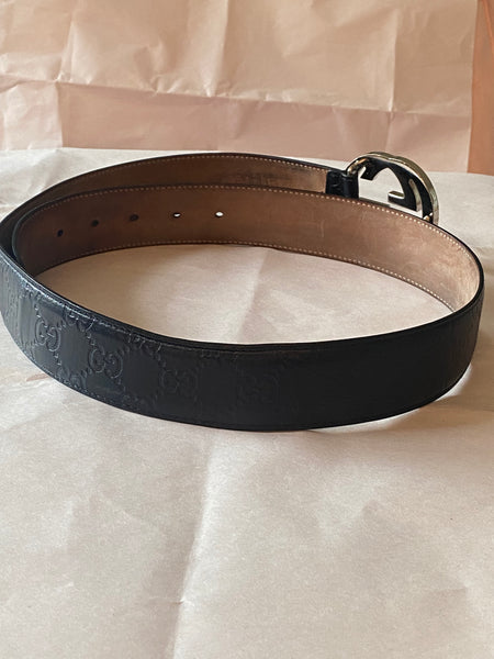 Gucci Signature leather belt Sz L