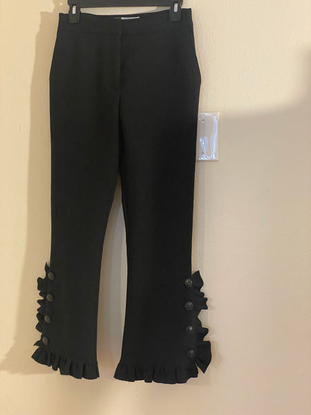 MSGM Black Wide Leg Pants US 4 IT40 | S