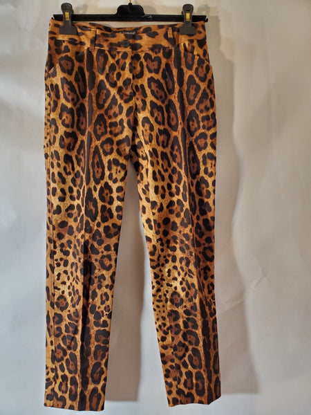 DOLCE & GABBANA Leopard Print Pant