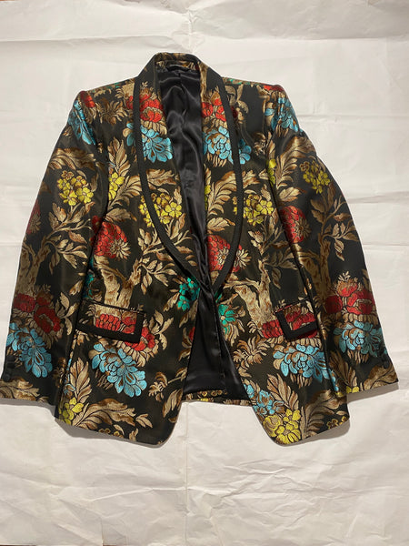 Dolce & Gabbana Men’s Multi-Floral Suit Size : 52