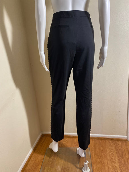 Diane von furstenbug black textured pants Size: 10