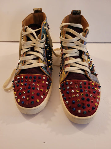 Christian Louboutin Mens Sneakers Multicolor Size 44 US 11