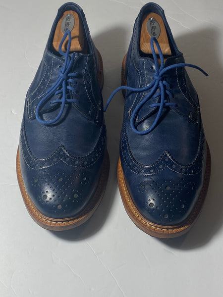 Allen Edmonds Men’s Blue Wingtip Lace Up Shoes Size 11