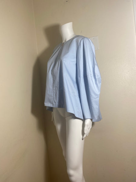 Tibi Shirt Sculpted Sleeve Blouse Size: 8