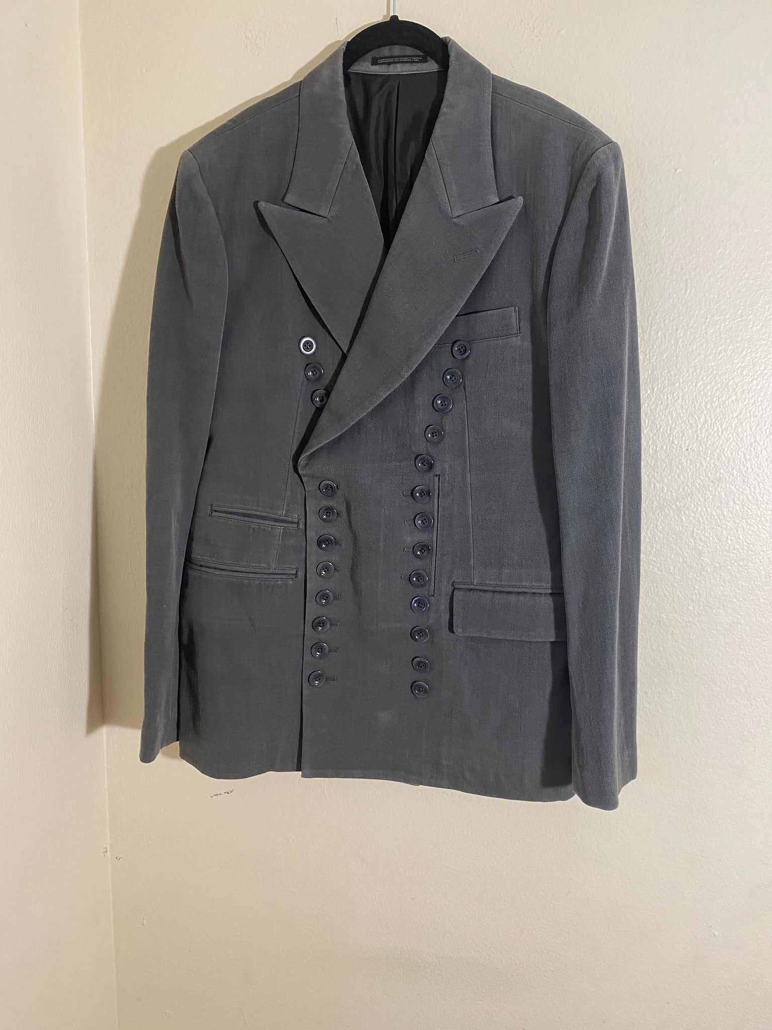 Vintage Yohji Yamamoto Pour Homme Blazer Jacket Size: 3