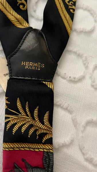 Hermès Suspenders Silk Belt