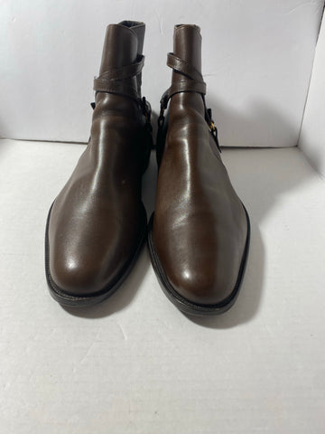 Gucci Leather Brown Ankle Boots for Men Size: 44.5 US 11.5