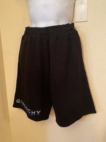 Givenchy Men’s Black Cotton Shorts Size: XL