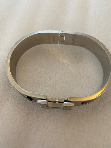 Hermès Clic H Silver Bracelet