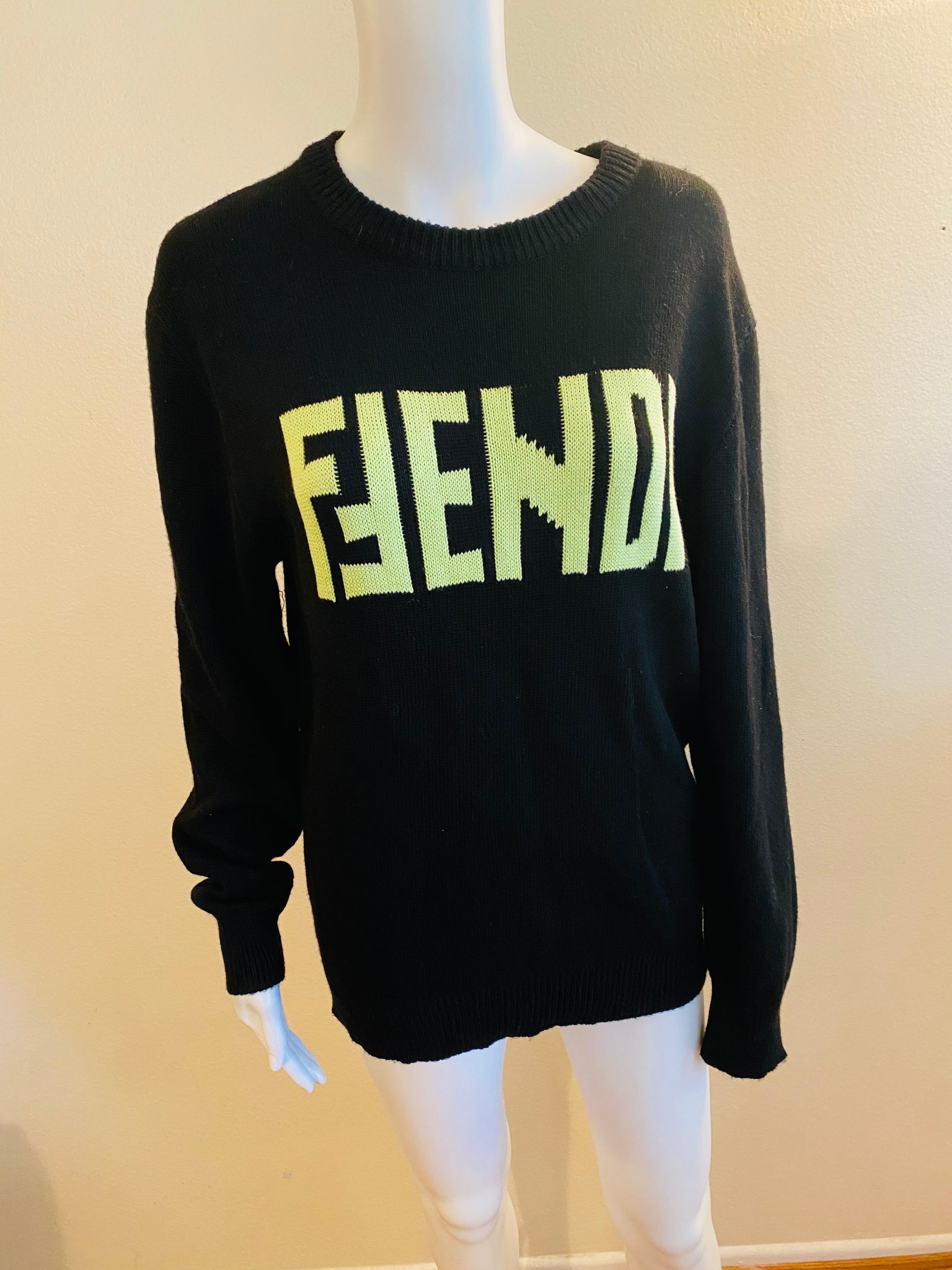 FENDI Wool Black Sweater