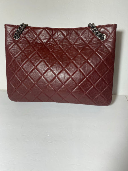 Chanel Boy Burgundy Tote