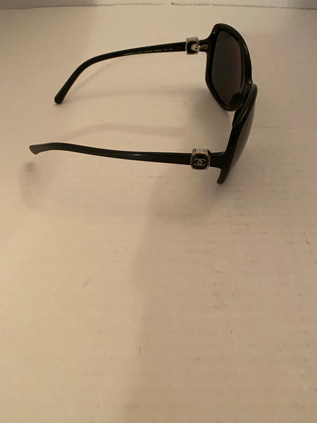 Chanel Black/Clear CC Sunglasses