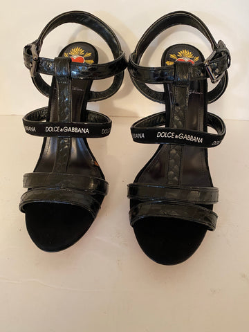 Dolce Gabbana Women’s Black Sandals