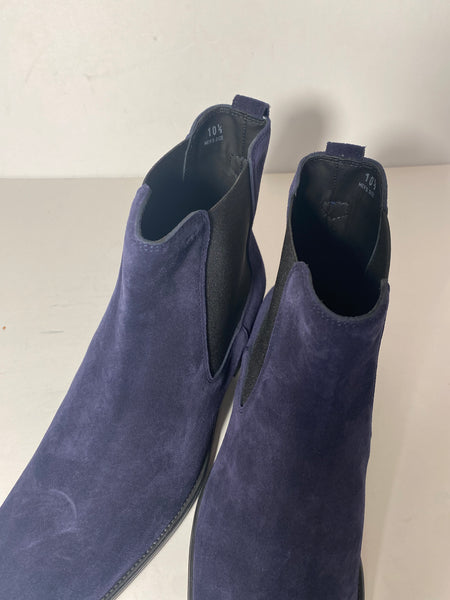 TOD’S ANKLE BOOTS IN SUEDE - PURPLE Size 10.5