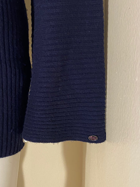 Chanel Dark Blue Long Sleeves Sweater Sz: 34