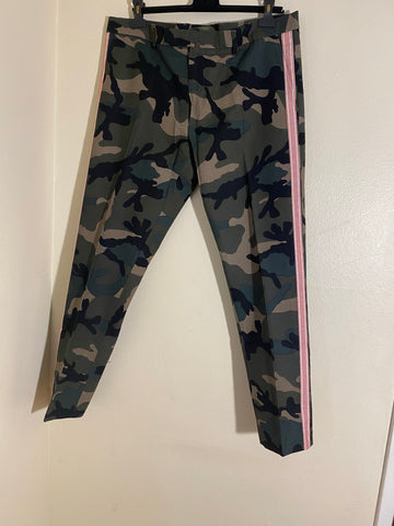 Valentino Camouflage track pants Size: 52