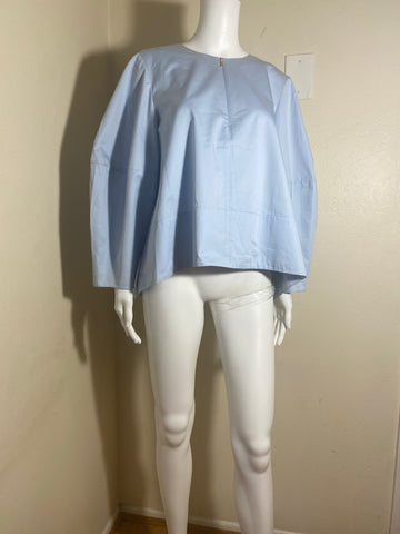 Tibi Shirt Sculpted Sleeve Blouse Size: 8