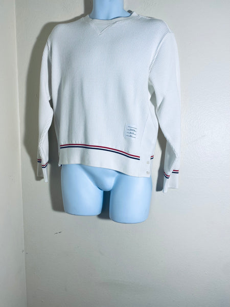 Thom Browne stripe performance sweatshirt Size:2