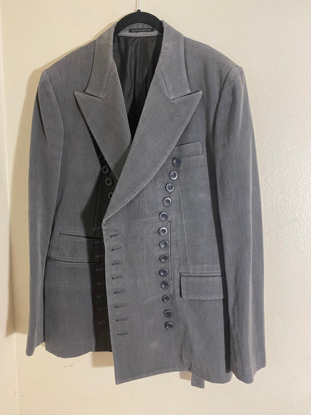 Vintage Yohji Yamamoto Pour Homme Blazer Jacket Size: 3