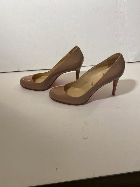 CHRISTIAN LOUBOUTIN Patent Leather Pumps Sz: 40/9