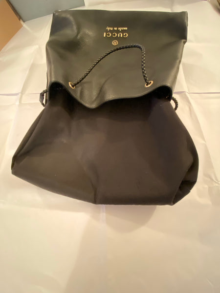 Gucci Black Leather Tote