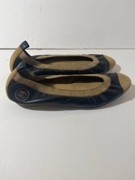 Chanel Suede Ballet Size 40