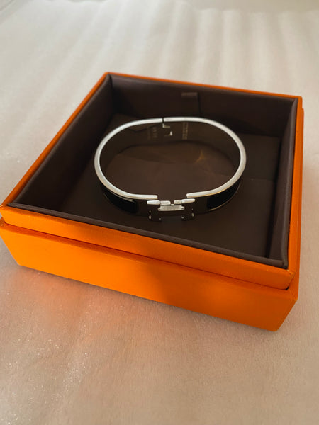 Hermès Clic H Silver Bracelet